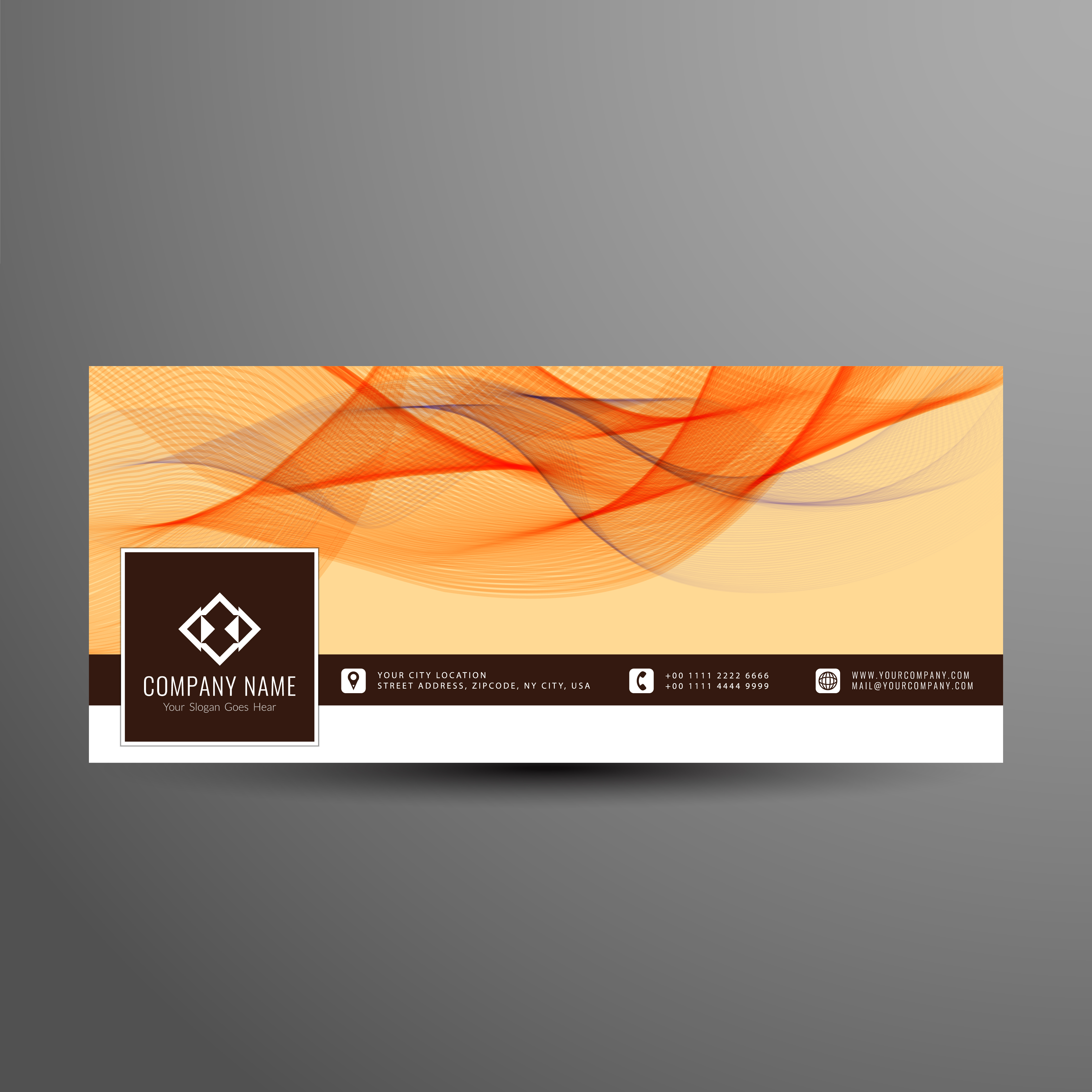Abstract colorful facebook timeline banner template - Download Free Vectors, Clipart Graphics ...
