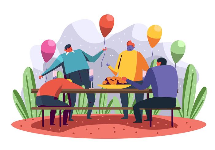 Parties and Gatherings vector