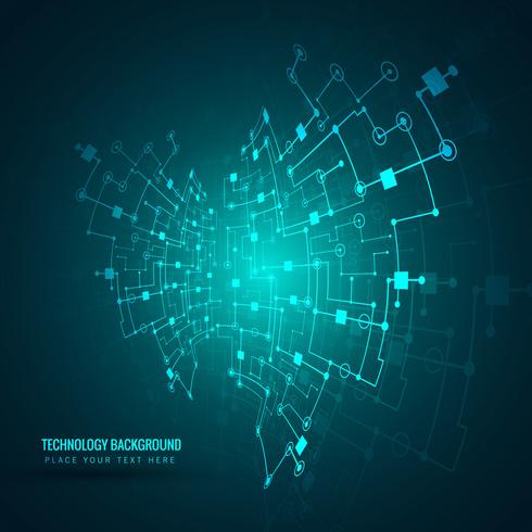 Abstract technology background design illustration vector