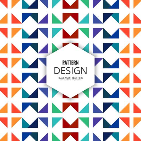 Abstract decorative seamless pattern design vector
