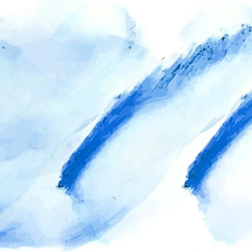 Abstract blue watercolor background vector