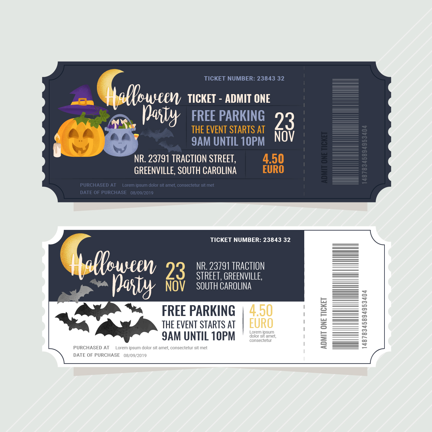 Vector Halloween Party Tickets 252134 Vector Art at Vecteezy Vector Halloween Party Tickets 252134 Vector Art at Vecteezy