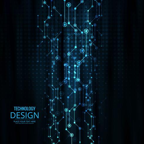 Resumen tecnología de diseño de fondo ilustración vector