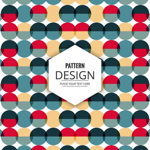 Abstract decorative seamless pattern design vector