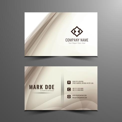 Abstract modern business card template  vector