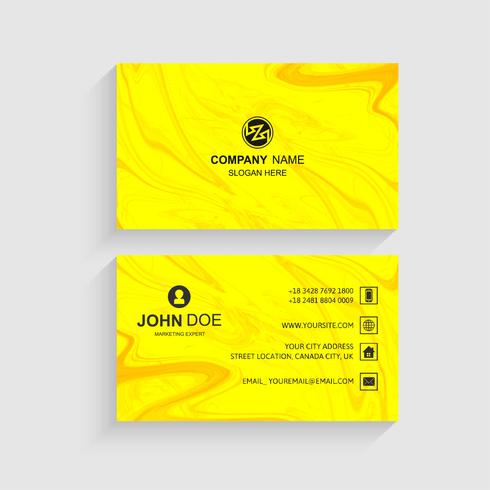 Elegant creative business card set template vector