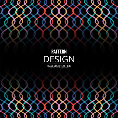Abstract decorative seamless pattern design vector