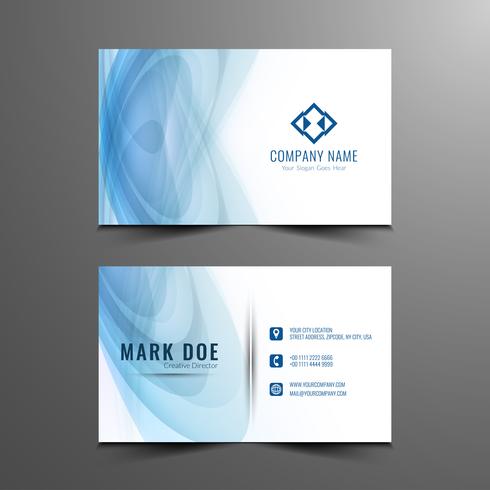 Abstract modern business card template  vector