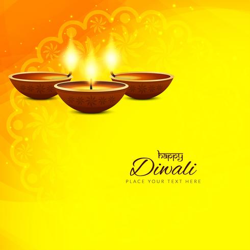 Fondo religioso abstracto feliz Diwali vector