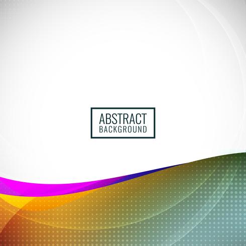 Abstract elegant wavy stylish background design vector