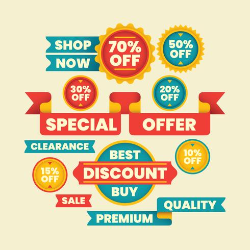 Sale banner vector