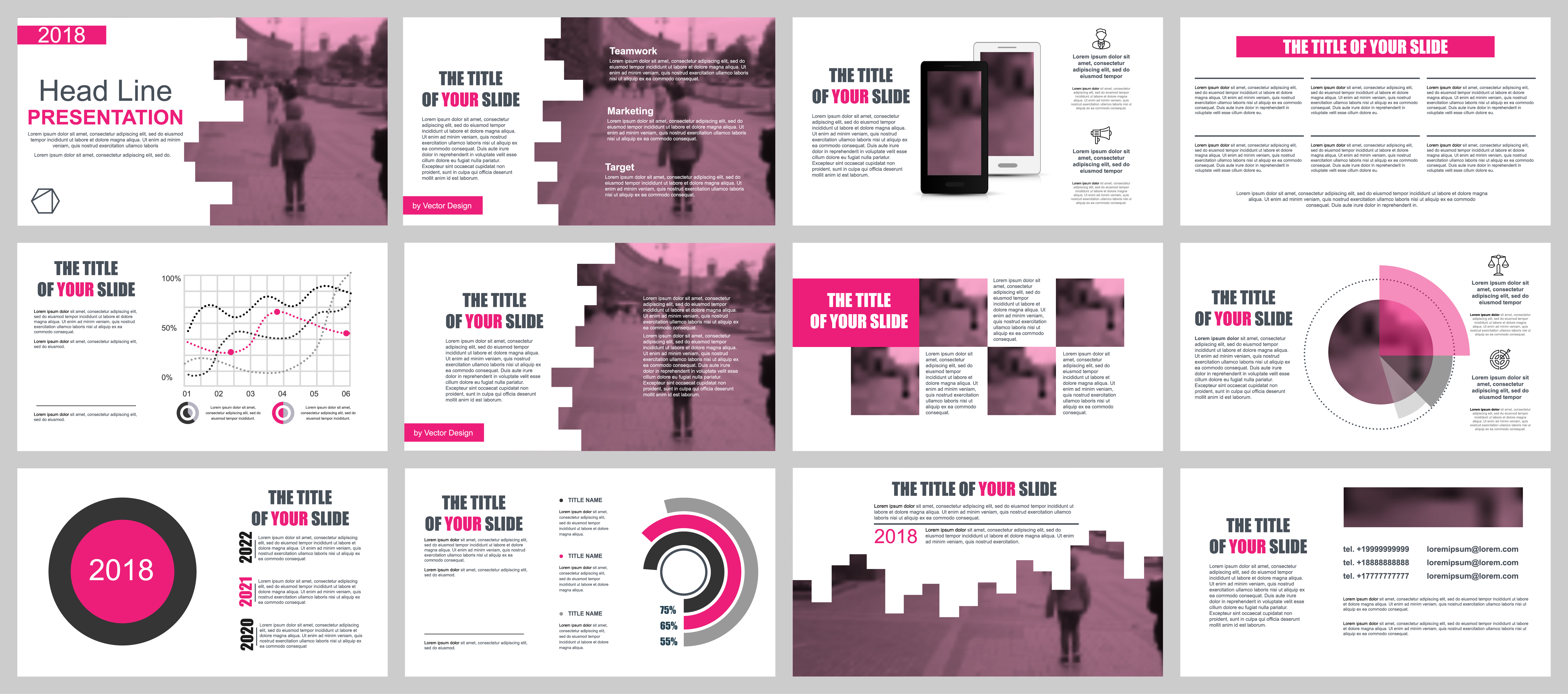 Pink business presentation slides templates 252738 Vector Art at Vecteezy Pink business presentation slides templates 252738 Vector Art at Vecteezy