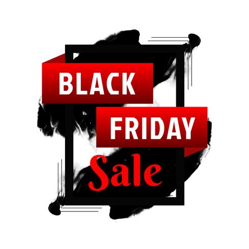 Abstract black friday sale background vector