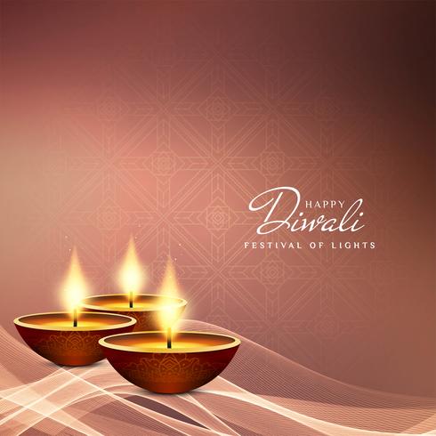 Abstract Happy Diwali festival background