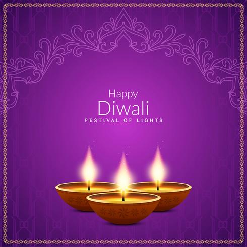 Abstract beautiful Happy Diwali festival background vector