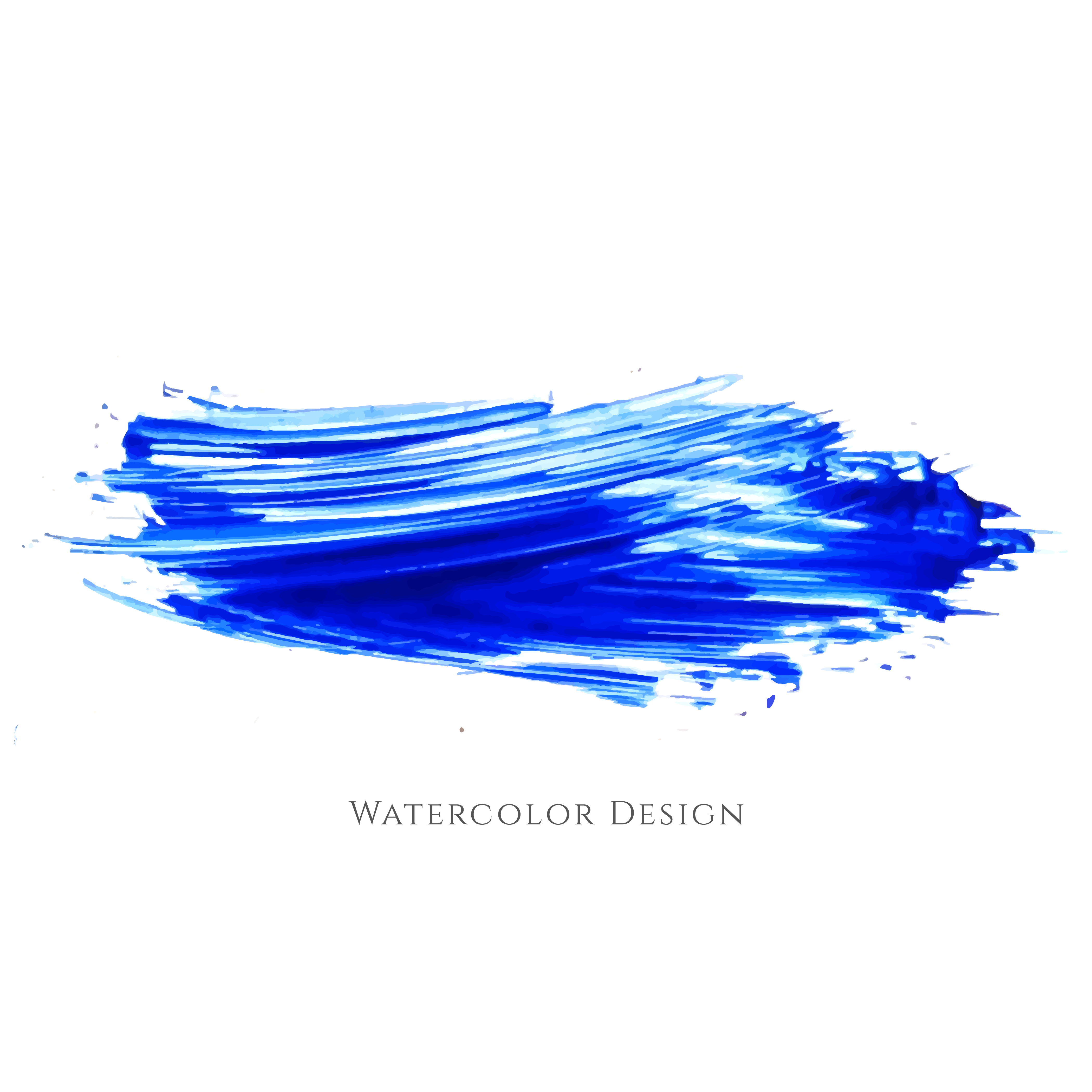 Download Abstract blue watercolor strokes design - Download Free ...