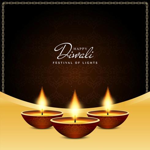 Fondo religioso abstracto feliz de Diwali vector