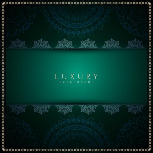 Abstract beautiful luxury mandala vector background