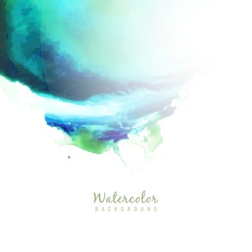 Abstract modern watercolor design background vector