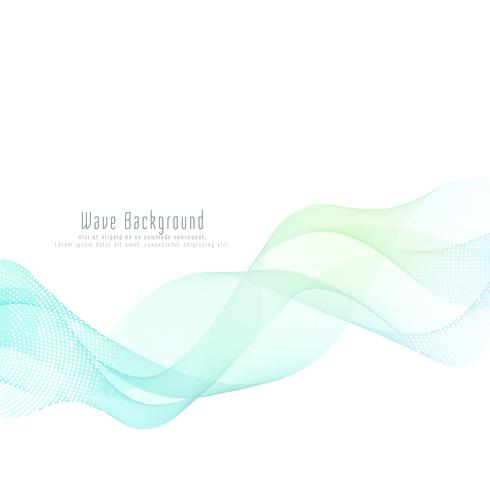 Abstract styish wave background vector