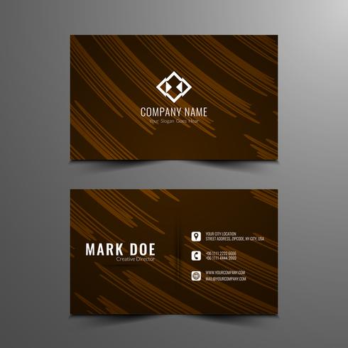 Abstract modern business card template  vector