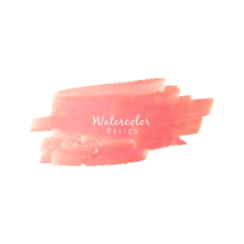 Abstract modern watercolor design background vector