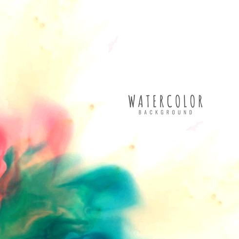 Abstract stylish watercolor colorful background vector