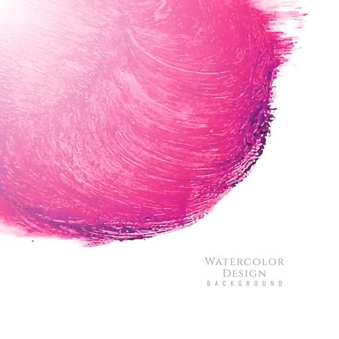 Abstract pink watercolor design background vector