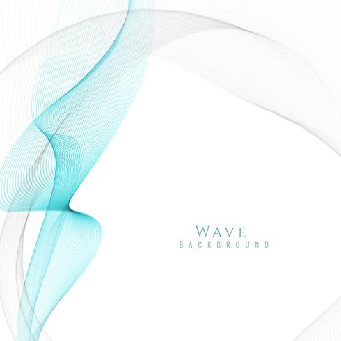 Abstract stylish wave background vector