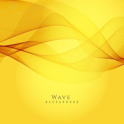 Abstract elegant wave stylish background vector