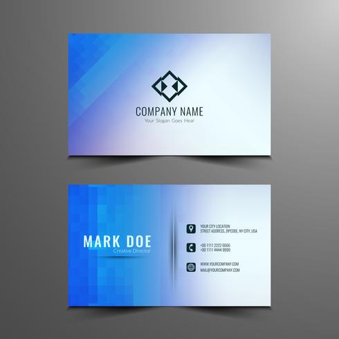 Abstract modern business card template  vector