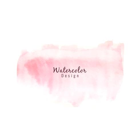 Abstract modern watercolor design background vector