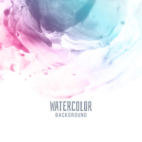 Abstract stylish colorful watercolor background vector