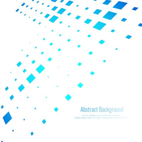 Abstract blue mosaic background vector