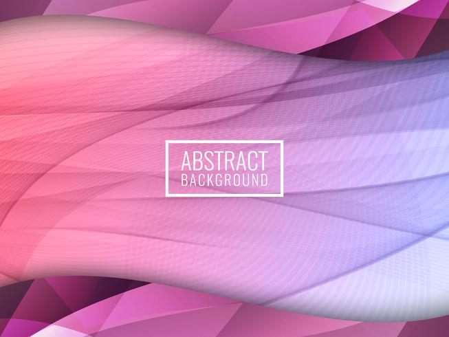 Abstract colorful wavy background vector