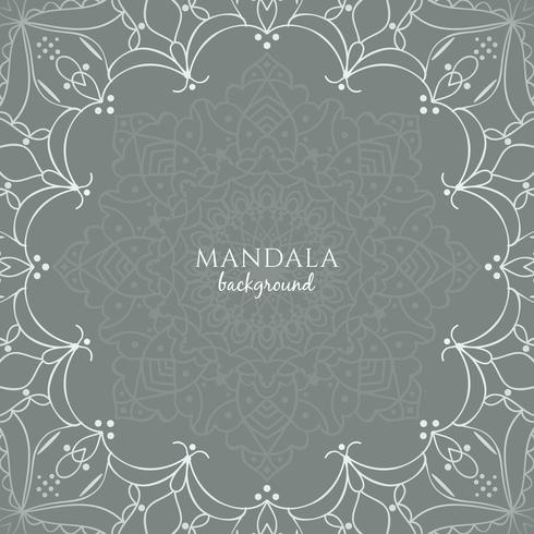 Abstract beautiful luxury mandala background vector