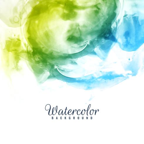 Abstract colorful watercolor background vector