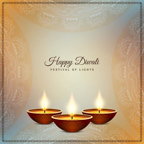 Abstract beautiful Happy Diwali festival background vector