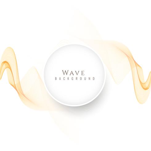 Abstract elegant wave stylish background vector