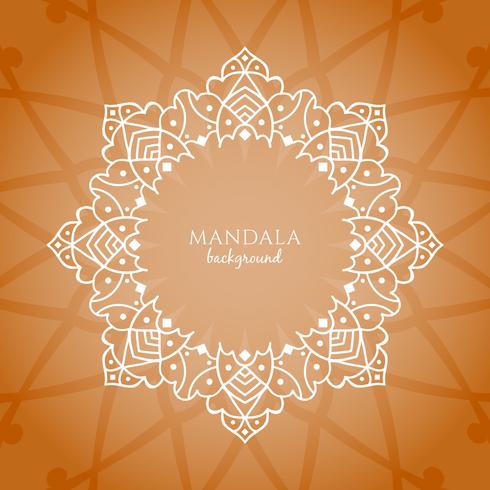 Abstract beautiful luxury mandala background vector