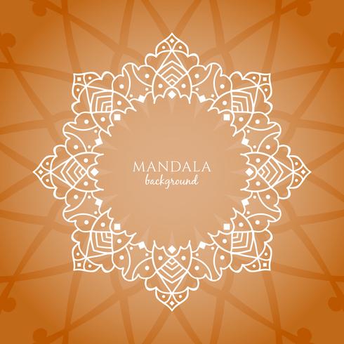 Abstract beautiful luxury mandala background vector