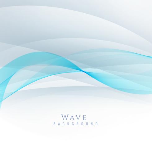 Abstract stylish wave background vector