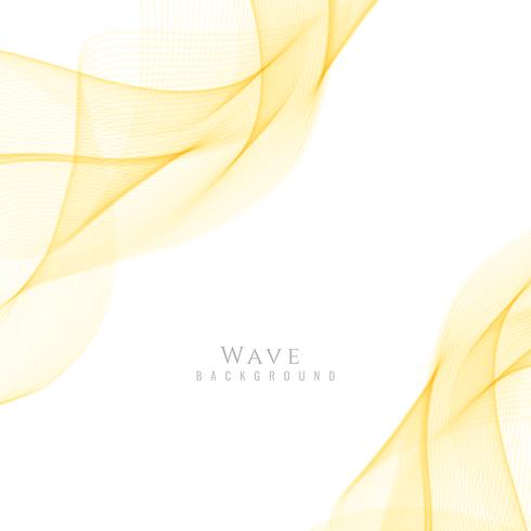 Abstract stylish wave modern background vector