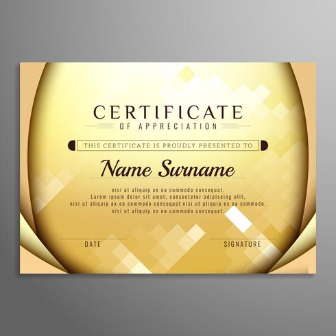 Abstract Elegant Colorful Certificate Background Download