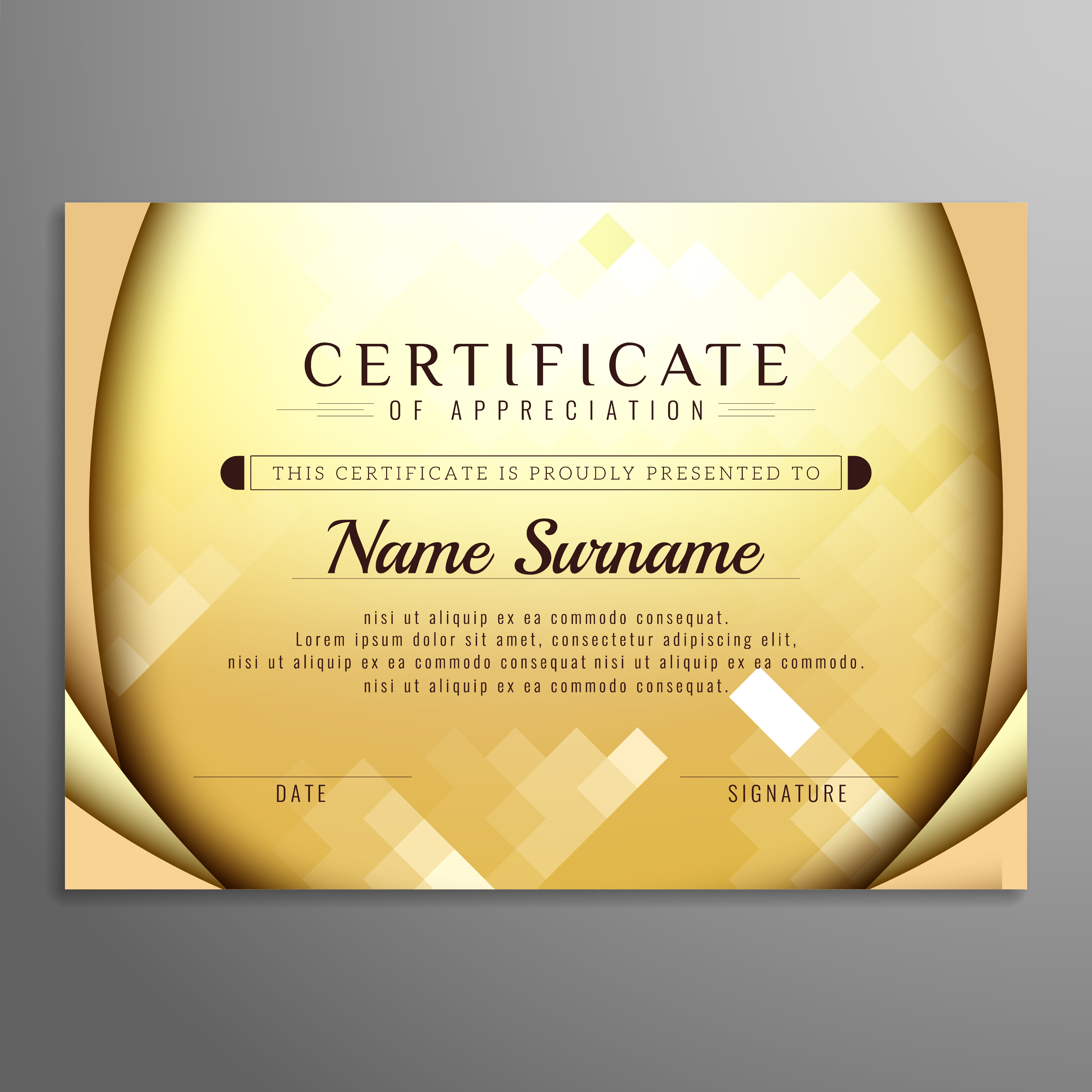 Abstract elegant colorful certificate background 253631 Vector Art at