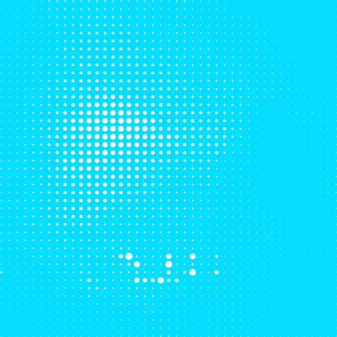 Abstract blue halftone background vector