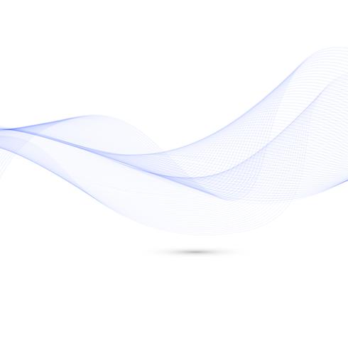 Abstract stylish wave background vector