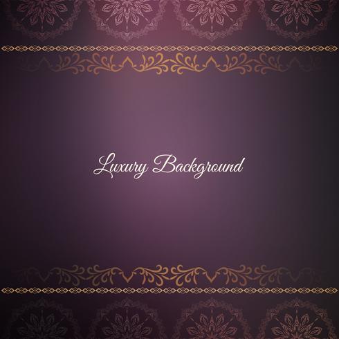 Abstract decorative luxury mandala background vector