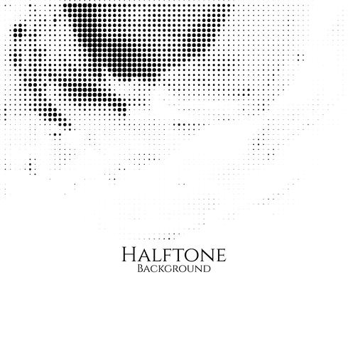 Abstract halftone modern background vector