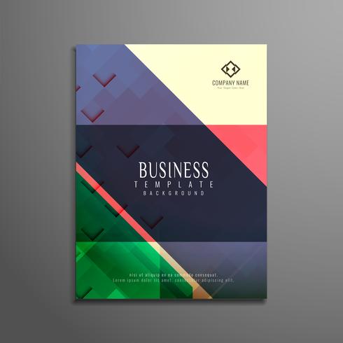 Abstract Colorful Geometric Business Brochure Design Download